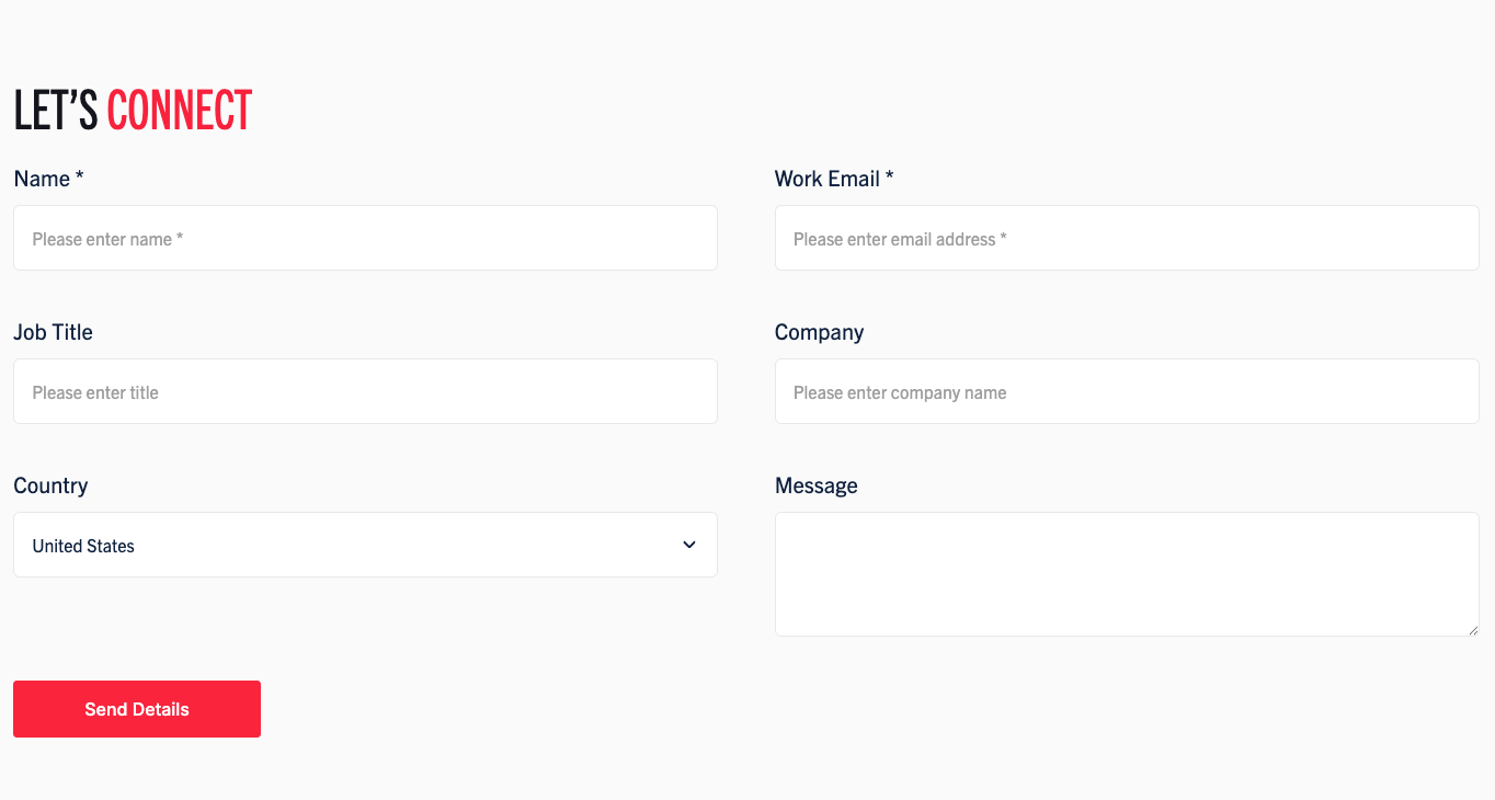 IntraEdge contact form